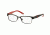 Polo PP8036 Eyeglass Frames 3136-44 - Satin Black/black Red Frame