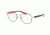 Polo PP8038 Eyeglass Frames 3217-45 - Satin Silver Black/black Red Frame