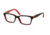 Polo PP8524 Single Vision Prescription Eyeglasses 1503-44 - Black / Red Frame