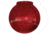 Polymer Products Replacement Globe For String Lights, Red, 3211-51630