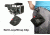 PortaBrace 3-Pack - Large, Medium and Small Lens Caps - Black