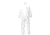 Portwest Biztex Coverall SMS 55g, 50pc, White, Large, ST30WHRL