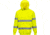 Portwest Hi-Vis Hooded Sweatshirt, Yellow, Large, B304YERL