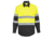 Portwest Hi-Vis Work Long Sleeve Shirt, Yellow/Black, Medium, E066YBRM
