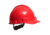 Portwest Safety Pro Hard Hat Vented, Red, One Size, PW02RER