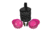 Powerflare PF-200 Softpack,  4 Safety Lights,Amber LED,Black Bag,6 Batteries, Hot Pink Shell SP6BK-A-HP