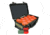 Powerflare PF-200 Incident Command Pack - 60 Lights,Amber LED,Black Case,60 Batteries, Orange Shell PFPACK60BK-A-O