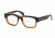 Prada CAST PR19QV Single Vision Prescription Eyeglasses RO41O1-51 - Spotted Brown/matte Brown Frame