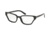 Prada CATWALK PR04XVF Progressive Prescription Eyeglasses, 54mm, Black, PR04XVF-1AB1O1-54-PRO