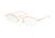 Prada CATWALK PR62VV Progressive Prescription Eyeglasses, 57mm, Pink Gold, PR62VV-SVF1O1-57-PRO