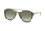 Prada CINEMA' PR12QS Single Vision Prescription Sunglasses PR12QS-TKQ4K1-54 - Lens Diameter 54 mm, Frame Color Opal Dark Green On Green
