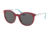 Prada Cinema PR17SS Progressive Prescription Sunglasses PR17SS-VH43C2-53 - Lens Diameter 53 mm, Frame Color Bordeaux/green
