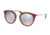 Prada CINEMA PR23SSF Single Vision Prescription Sunglasses PR23SSF-USE5R0-52 - Lens Diameter 52 mm, Frame Color Striped Light Brown