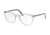 Prada CONCEPTUAL PR07VV Bifocal Prescription Eyeglasses 3251O1-51 - Transp Azure/Transp Green