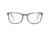 Prada CONCEPTUAL PR08VVF Progressive Prescription Eyeglasses 3191O1-55 - Striped Grey Blue