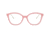 Prada CONCEPTUAL PR11VVF Progressive Prescription Eyeglasses 3101O1-53 - Opal Pink