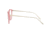 Prada CONCEPTUAL PR11VVF Progressive Prescription Eyeglasses 3101O1-53 - Opal Pink