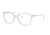 Prada CONCEPTUAL PR11VVF Progressive Prescription Eyeglasses 3171O1-53 - Opal Transparent