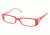 Prada Eyeglasses PR06LV with No-Line Progressive Rx Prescription Lenses 7WS1O1-5216 - Red 