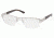 Prada Eyeglasses PR74LV with Rx Prescription Lenses 1BC1O1-5117 - Silver 