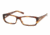Prada PR21LV SV Prescription Eyeglasses - M:silver P:havana Brushed Frame w/ 52 mm Diameter Lenses, 7NB1O1-5217