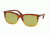 Prada JOURNAL PR12RS Single Vision Prescription Sunglasses PR12RS-TKU4K2-56 - Lens Diameter 56 mm, Frame Color Light Havana Gradient Yellow