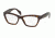 Prada JOURNAL PR14QV Progressive Prescription Eyeglasses 2AU1O1-53 - Havana Frame