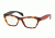 Prada JOURNAL PR14QV Progressive Prescription Eyeglasses TKR1O1-53 - Havana Frame