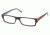 Prada Linea Rosa PS 01AV Eyeglasses Styles - Black/Transparent Gray Frame w/Non-Rx 51 mm Diameter Lenses, ZXX1O1-5115
