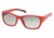 Prada Linea Rosa PS07IS Progressive Sunglasses - Matte Red Gray Gradient Frame / 53 mm Prescription Lenses, ZVI3M1-5319