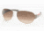 Prada Linea Rosa PS 52GS Sunglasses Styles - Silver Frame / Brown Gradient Lenses, 1BC6S1-6515