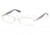 Prada Linea Rosa PS54BV Progressive Eyeglasses - Silver Demi Matte Demo Lens Frame / 52 mm Prescription Lenses, 1AP1O1-5216