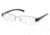Prada Linea Rosa PS55AV SV Prescription Eyeglasses - 5AV1O1 Gunmetal Demo Lens Frame / 53 mm Prescription Lenses, 5AV1O1-5317
