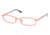 Prada Linea Rosa PS 57AV Eyeglasses Styles - Orange Demi Shiny Frame w/Non-Rx 52 mm Diameter Lenses, AAK1O1-5217