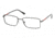 Prada Linea Rosa PS58AV Progressive Eyeglasses - Black Demi Matte Frame / 53 mm Prescription Lenses, 1BO1O1-5317