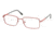 Prada Linea Rosa PS58AV Progressive Eyeglasses - Coral Demi Shiny Frame / 53 mm Prescription Lenses, 7BC1O1-5317