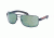 Prada Linea Rosa Sunglasses PS54IS MA33C0-65 - Blue Demishiny Frame, Light Green Mirror Petrol Lenses