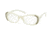 Prada ORNATE PR21RV Progressive Prescription Eyeglasses 7S31O1-51 - Ivory Frame