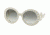Prada ORNATE PR31PS Single Vision Prescription Sunglasses PR31PS-TKL0A7-55 - Lens Diameter 55 mm, Frame Color Ivory