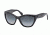 Prada POEME PR02QS Bifocal Prescription Sunglasses PR02QS-1AB5W1-56 - Lens Diameter 56 mm, Frame Color Black