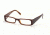 Prada PR 10FV Eyeglasses Styles - Brown Top On White And H Frame w/Non-Rx 49 mm Diameter Lenses, 70I1O1-4916