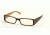 Prada PR 10FV Eyeglasses Styles - Top Black On Orange Frame w/Non-Rx 49 mm Diameter Lenses, 2BX1O1-4916
