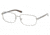 Prada PR 51NV Eyeglasses Styles - 9AH1O1 Gunmetal Frame w/Non-Rx 55 mm Diameter Lenses, 9AH1O1-5517