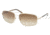 Prada PR52MS Bifocal Sunglasses - Light Gold Brown Gradient Frame / 60 mm Prescription Lenses, ZVN6S1-6015