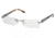 Prada PR52MV SV Prescription Eyeglasses - Gunmetal Demo Lens Frame / 52 mm Prescription Lenses, 9AH1O1-5217