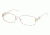 Prada PR56NV Progressive Eyeglasses - Pale Gold Demo Lens Frame / 53 mm Prescription Lenses, ZVN1O1-5316