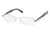 Prada PR58NV Progressive Eyeglasses - Pale Gold Frame / 52 mm Prescription Lenses, ZVN1O1-5218