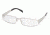 Prada PR64LV Bifocal Eyeglasses - Silver Demo Lens Frame / 50 mm Prescription Lenses, 1BC1O1-5016