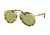 Prada PR01TS Sunglasses 7S04K2-56 - Light Havana Frame, Green Lenses