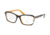 Prada PR01VV Prescription Eyeglasses, 53mm, Top Blue/Yellow/Grey Havana, PR01VV-30Z1O1-53-SV